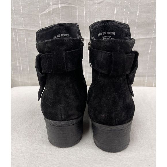 Born Morocco Bootie in Black Distressed Leather Suede size 9.5 Womens - Picture 5 of 9